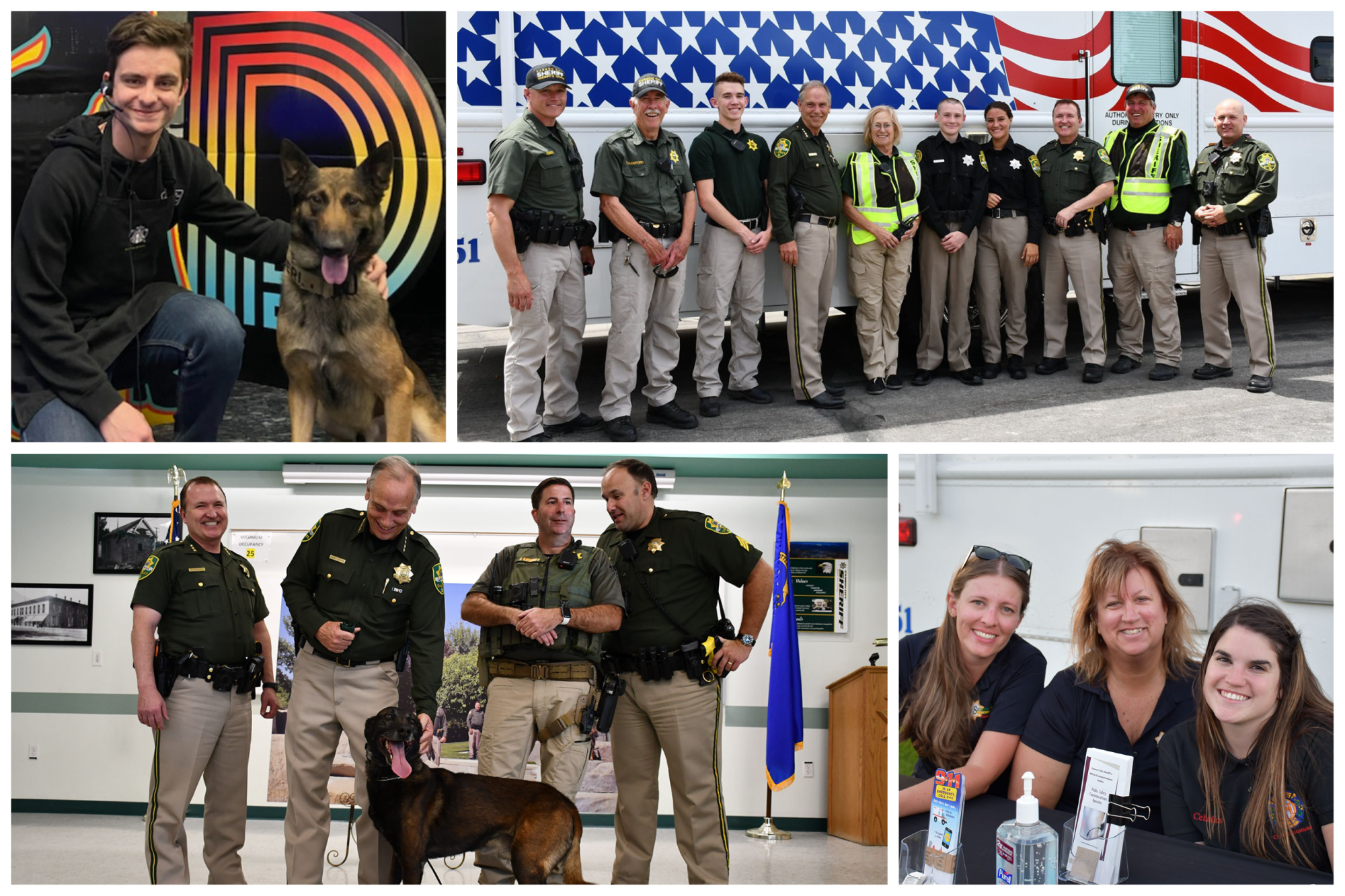 Staff and Citizens Smiling