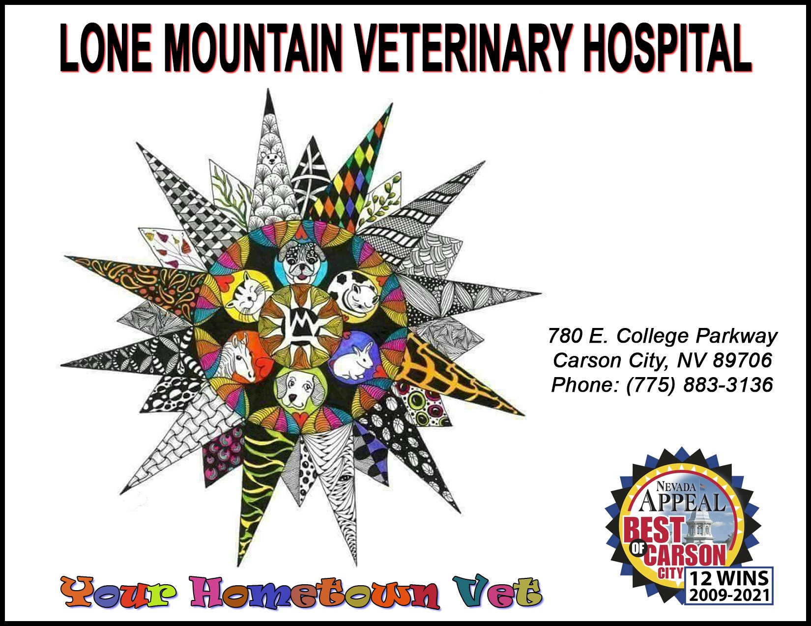 Lone Mountain Veterinary Hospital Logo